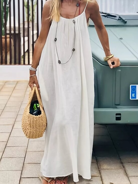 A Classy Chic Boutique Dresses & Skirts - Backless Scoop Neck Maxi Dress